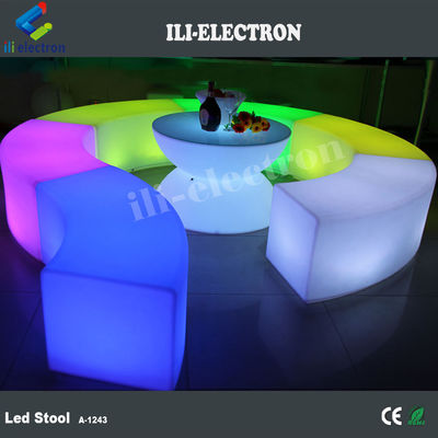 cheap plastic led furniture /plastic led furniture light/led bar stools