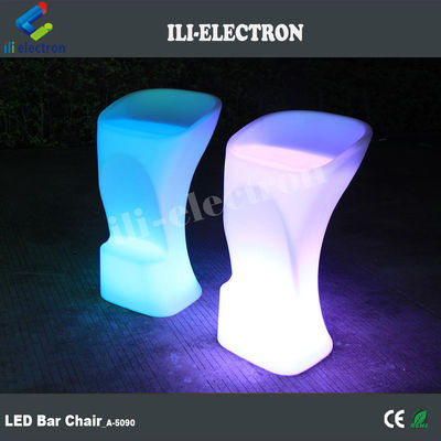 50*48*90cm Illuminated comfortable led bar chair/ Light up Cocktail Chair/illuminated Led Bar Chair