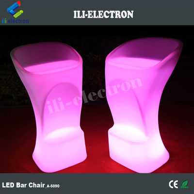 50*48*90cm Illuminated comfortable led bar chair/ Light up Cocktail Chair/illuminated Led Bar Chair