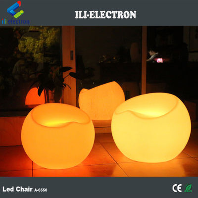 Illuminated apple shape led chair/ Light up Cocktail Chair/illuminated led bar chair
