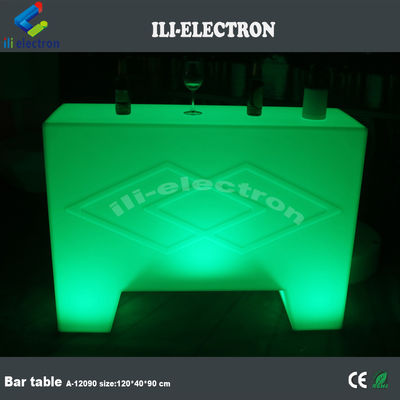 stylish lighting small portable bar table for outdoor using