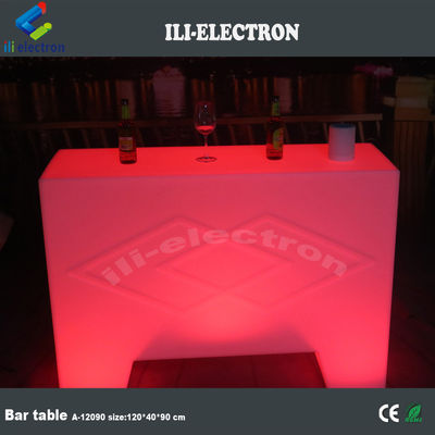 stylish lighting small portable bar table for outdoor using