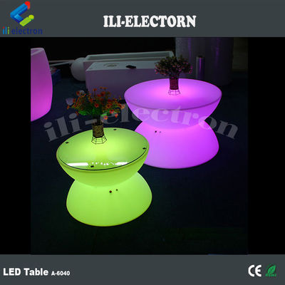 Illuminated multicolor change outdoor led light coffee table