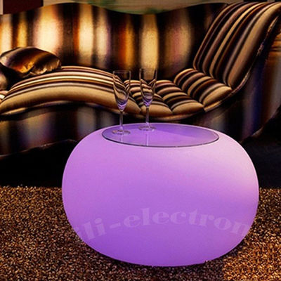 led accent light table Round bar Glowing LED Bar Table