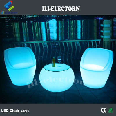 led accent light table Round bar Glowing LED Bar Table