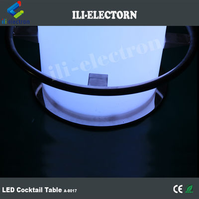 plastic Illuminated LED Ice Bucket Table w/Glass for night club