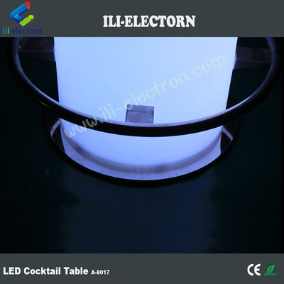 Outdoor High Top Patio Lighting LED Ice Bucket Cruiser Table