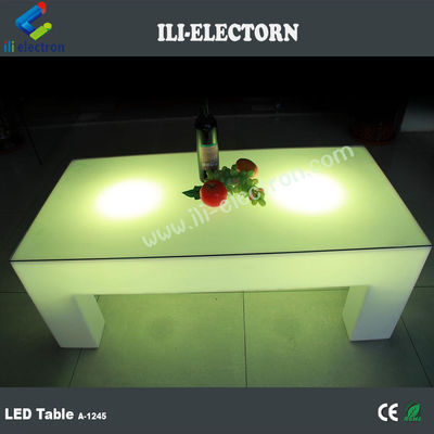 RGB remote control square led glowing table for nightclub /party patio/ KTV/ lobby