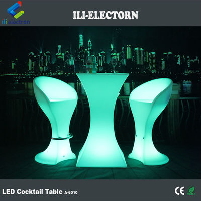 Hot Sales Modern Party Events and Bar Used Remote Color Changing Decorative LED Square Cocktail Table