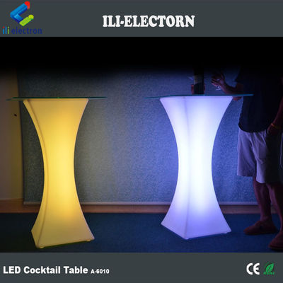 Hot Sales Modern Party Events and Bar Used Remote Color Changing Decorative LED Square Cocktail Table