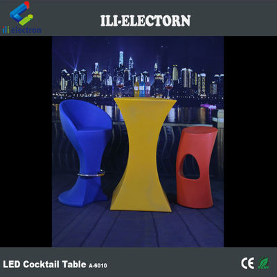 Hot Sales Modern Party Events and Bar Used Remote Color Changing Decorative LED Square Cocktail Table