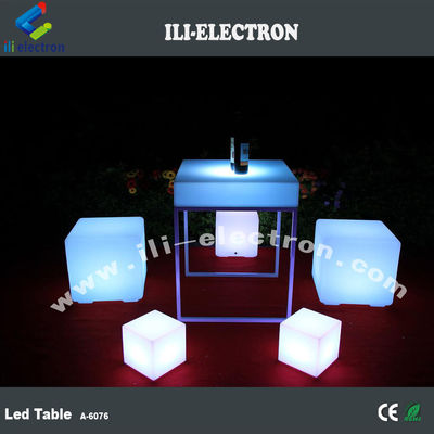 RGB colorful mordern design illuminated led table for night club