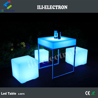 RGB colorful mordern design illuminated led table for night club