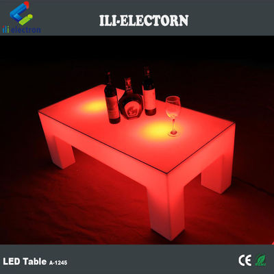 16 colors changing remote control led glowing table