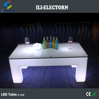 16 colors changing remote control led glowing table