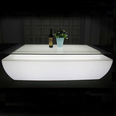 Color Changing Rechargeable plastic LED light up bar table
