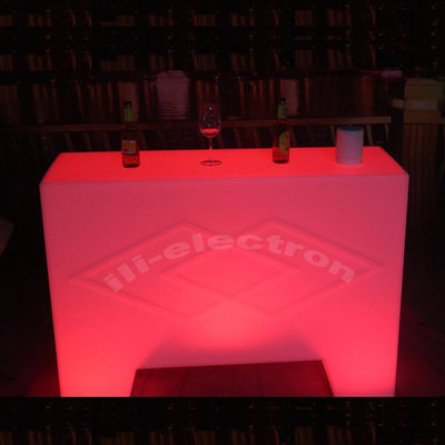 Color Changing Plastic Led Portable Bar Table Infarad Remote control