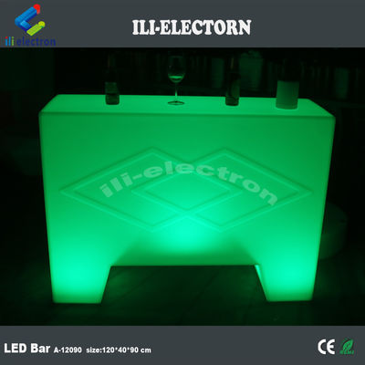 Color Changing Plastic Led Portable Bar Table Infarad Remote control
