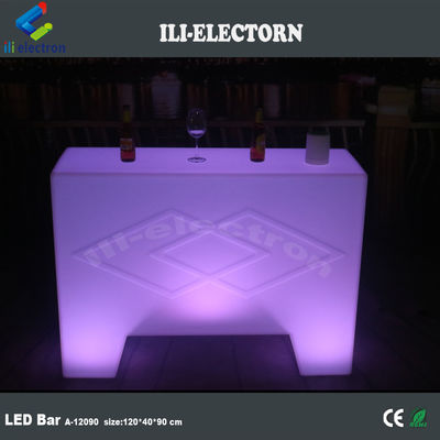 Color Changing Plastic Led Portable Bar Table Infarad Remote control