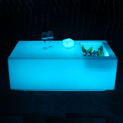 Outdoor Illuminated Ice Bucket Table Color Changing Water Resistant
