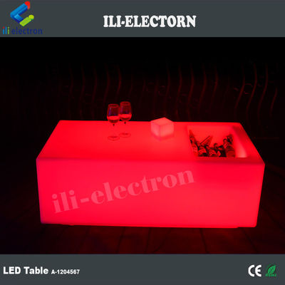 Outdoor Illuminated Ice Bucket Table Color Changing Water Resistant