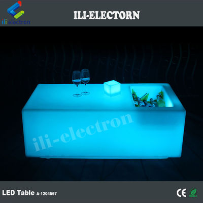 Outdoor Illuminated Ice Bucket Table Color Changing Water Resistant