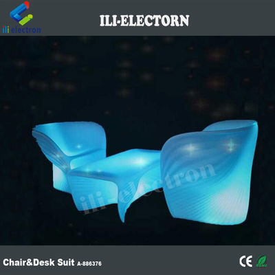 Illuminated Modern LED Glow Furniture , Interactive LED Lounge Table