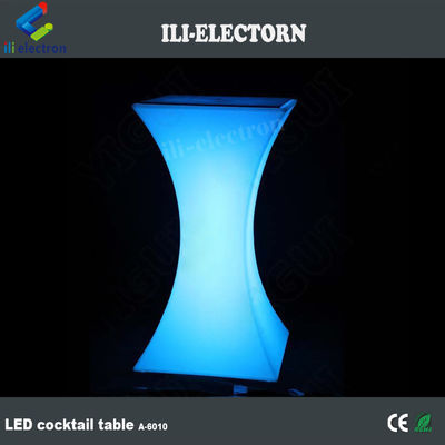 Square LED Light Cocktail Table Illuminated Waterproof For Wedding