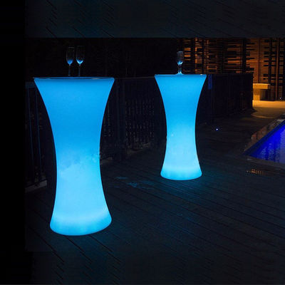 party events illuminated portable cocktail table