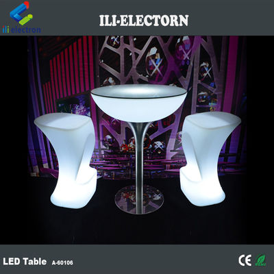 Factory Cheap Price Bar Furniture LED Illuminated Bar Table