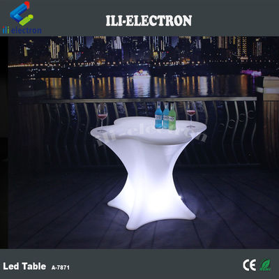 Portable Plastic LED Cocktail Table Light For Outdoor Events