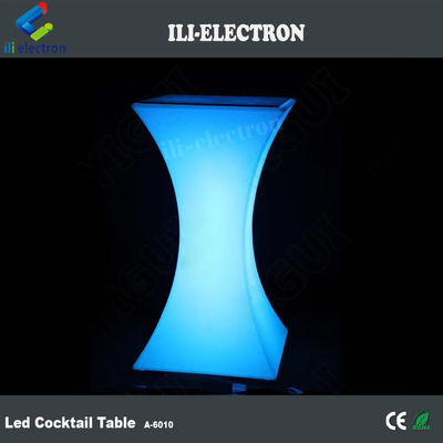 Rotational Moulding Plastic Modern Color Change Bar Furniture LED Table