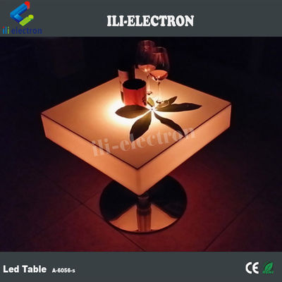 Plastic LED Bar Table Color Changing Cocktail Coffee Tables