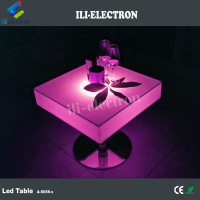Plastic LED Bar Table Color Changing Cocktail Coffee Tables