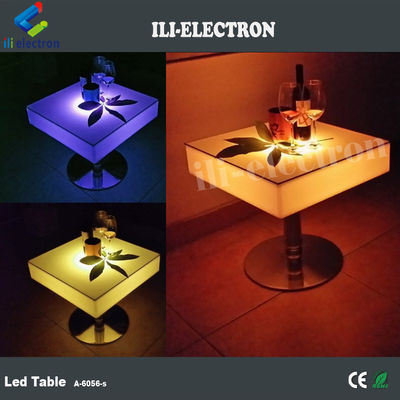 Plastic LED Bar Table Color Changing Cocktail Coffee Tables