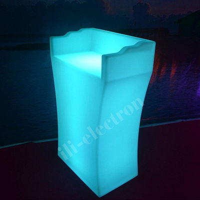 outdoor event plastic led portable reception desk