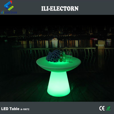 Modern remote control PE plastic led luminous table