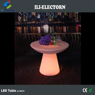 Modern remote control PE plastic led luminous table
