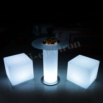 led glass bar table party cocktail table