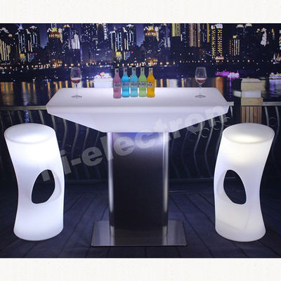 Bar furniture rechargeable led lighted bar tables