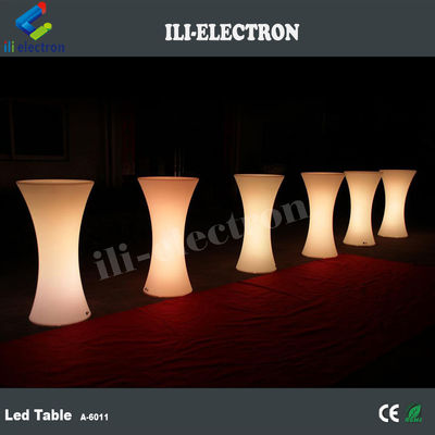 commercial used plastic led cocktail table