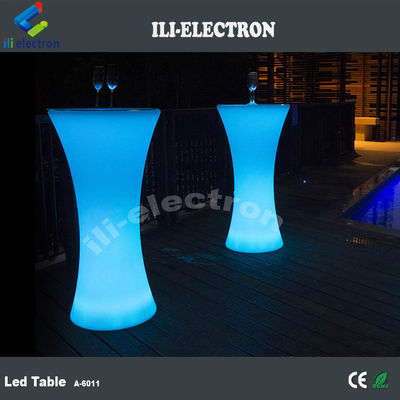 Indoor and Outdoor used High Top LED bistro table