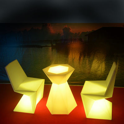 Plastic LED Glow Furniture Infarad Remote Control For Outdoor event