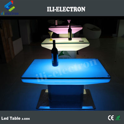 Commercial Square Glowing Bar Table RGB Remote Control With CE Certification