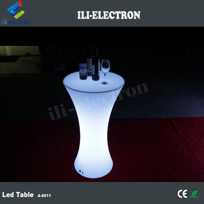 Luminous Glow Mobile Cocktail Bar Table  Led Portable Cocktail Table