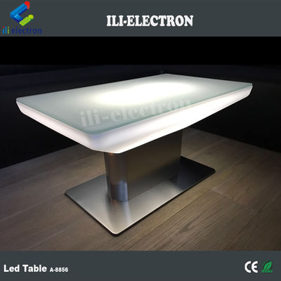 Luxury Remote Control Plastic Led Lounge Table For Apartment