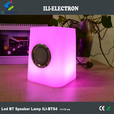 3D Stereo Plastic LED Light Speakers Wireless Remote Control