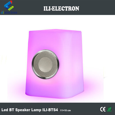 3D Stereo Plastic LED Light Speakers Wireless Remote Control
