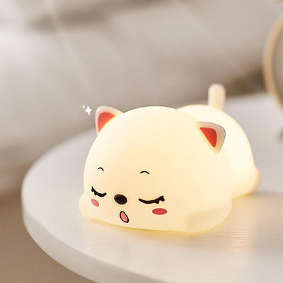 High Quality Cute Silicone Table Lamp Custom Tap Control Silicone Night Light For Kids