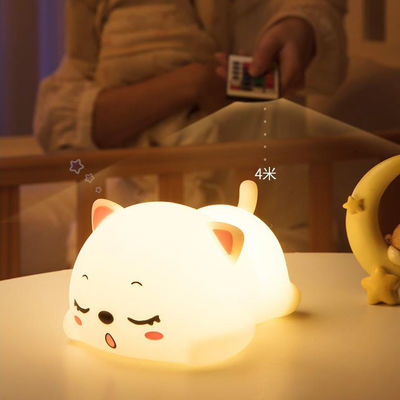 High Quality Cute Silicone Table Lamp Custom Tap Control Silicone Night Light For Kids